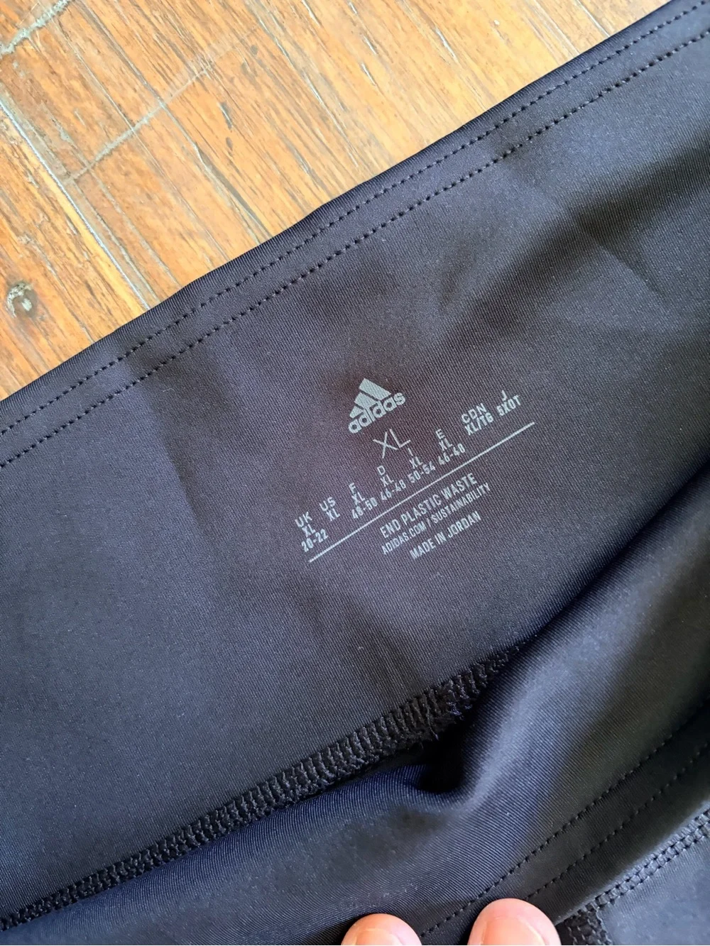 Adidas Black 3-Stripe Performance Leggings